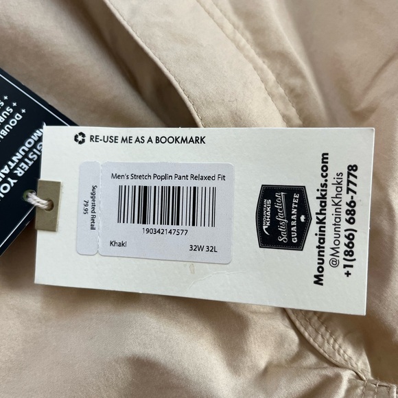 Men’s mountain khaki 32x32 - Picture 3 of 6